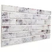 vidaXL Stenske plošče 10 pcs Svetlo siva in črna 100 x 50 cm EPS pena