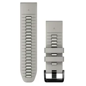 Garmin nadomestni pašček, Quickfit 26, silikonski, Fog Gray/Moss