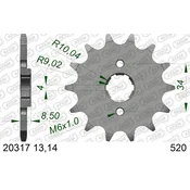 Zębatka przednia do łańcucha 520 kod 20317-13