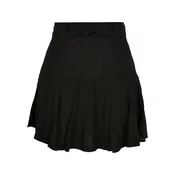 Womens viscose miniskirt black