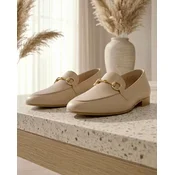 Squareonline Ženske mokasine Beige Classic, Bež