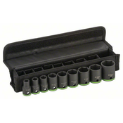 Bosch 9-delni set umetaka nasadnih kljuceva 38 mm 10, 11, 13, 17, 19, 21, 22, 24, 27 mm ( 2608551100 )