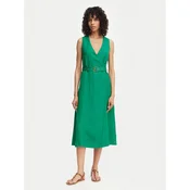 Tommy Hilfiger Poletna obleka WW0WW48951 Zelena Regular Fit