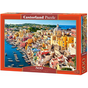 Castorland Puzzle Pristanišče Corricella, Italija 500 kosov