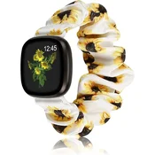 shumee FITBIT VERSA 1/2/LITE SUNFLOWER SCRUNCHIE URA TKANINA ZA ZAPESTNICO
