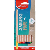 Maped barvice Smiling Planet 12 kosov