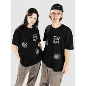 Poetic Collective Three Prints T-Shirt black