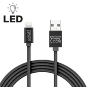 Delight kabel - iPhone Lightning kabel za punjenje, 1 m, crni) 55442I-BK