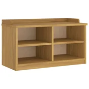 Vidaxl klop v preddverju SANDNES 87x40x50 cm masivni les bor