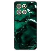 Silikonski črni ovitek za Motorola Moto G86 5G - Dark emerald