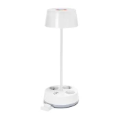 Aigostar-LED RGBW prigušiva stona lampa sa uticnicama i USB prikljuckom LED/4,6W/230V bela