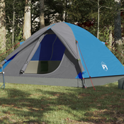 vidaXL Šator za kampiranje za 6 osoba plavi 348x340x190 cm taft 190T