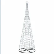 Vidaxl Spiralna LED novoletna jelka s podstavkom EKENAS 300 cm 475 LED
