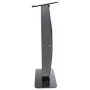 VEVOR Podij 119 cm visok akrilni stalak s policom za pohranu 685x330x1198 mm ČRNi