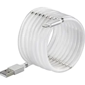 Renkforce Renkforce USB kabel USB 2.0 USB-A vtič\, Apple Lightning vtič 1.00 m bela TO-6897012, (20417276)