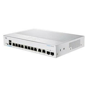 Cisco stikalo CBS350-8T-E-2G-EU (8xGbE, 2xGbE/SFP combo, brez ventilatorja) - REFRESH