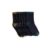 WE Fashion Nogavice marine/temno siva/oliva/jelka
