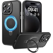 Magnetni ovitek HWeggo za iPhone 15 Pro Max, združljiv z Magsafe - Črna