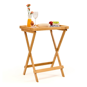 Blumfeldt Prakticni stol za dorucak, lagan, 50 × 66 × 38 cm, održiv, bambus