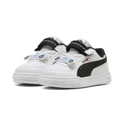 PUMA Caven III Racing Crew Sneakers Toddlers, Shop, White/Black/Chambray Blue, 25