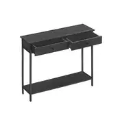 Songmics Konsolna miza 30x100x80 cm Siva