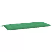 Jastuk za vrtnu klupu zeleni 120 x 50 x 7 cm od tkanine Oxford