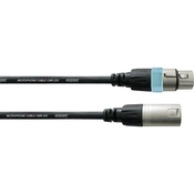 Cordial Mikrofonski kabel Cordial, 20 m, REAN ženski/moški XLR-konektor, črne barve