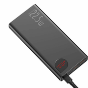 BASEUS Powerbank Baseus Adaman Metal, 20000 mAh, 2xUSB, USB-C, Lightning, microUSB 22,5 W (črna)