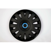 CAR 888 ACCESSORIES Univerzalne Ratkapne 16 Black/Blue Abs Set