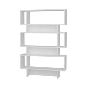 Hanah Home Elze Polica za knjige 90x130.8x19.6cm, Bela