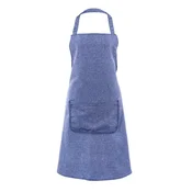 Kitchen apron, 70 x 85 cm, Stella, dark blue - Tiseco