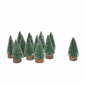 Rayher. Smreke zasnežene, 5cm, set 12