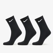 Nike U NK EVERYDAY CUSH CREW 3PR, nogavice m.kr fit, črna SX7664