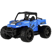 Auto RC buggy pick-up off-road plavi 22cm plasticni 27MHz na baterije sa svjetlom