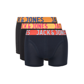 Jack & Jones Crazy Solid 3-pack Bokserice 414816 crna plava