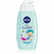 Nivea 2u1 Shower & Shampoo djecji gel za tuširanje i šampon, s mirisom jabuka, 500 ml