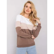 Ženski pulover Fashionhunters Striped