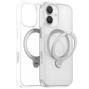 Premium maska Torras Ostand Spin za iPhone 17 - clear