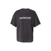 NAPAPIJRI Majica DEBANT črna / bela