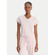 Juicy Couture Majica Capped JCWCT126318 Roza Slim Fit