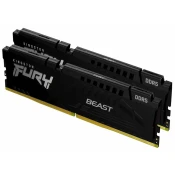 Memorija KINGSTON 64GB(2x32GB)/DIMM/DDR5/6400MHz/CL32/FURY Beast Black EXPO
