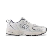 New Balance unisex za otroke. PZ530V1 Čevlji 530 Bungee bela (32), Ravna stran, Čipke, Priložnostno, otroška moda