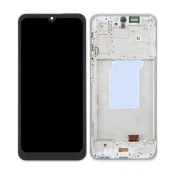 Samsung Galaxy A26 A266E - LCD zaslon + steklo na dotik + okvir (White) OLED