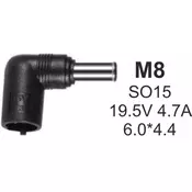 NPC-SO15 (M8) Gembird konektor za punjac 90W-19.5V-4.7A, 6.0*4.4mm PIN