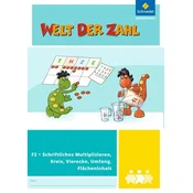 Welt der Zahl - I-Materialien. Schriftliches Multiplizieren, Kreis, Vierecke, Flächeninhalt, Umfang (F2)