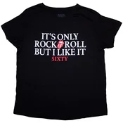 The Rolling Stones Sixty Its only R&R but I like it (Foiled) Black S Ženske Majica