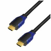 KABEL HDMI/HDMI M/M 3,0m LogiLink pozlačeni kontakti V2,0 (CH0063)