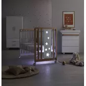 DJEČJI KREVETIĆ AZZURRA DESIGN GLAM LUX 9×1 – Bijela-natural