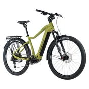 Leader Fox Električno Kolo Bend Cross 28 17,5 - Army Zeleno, BAFANG M510, Shimano Komponente