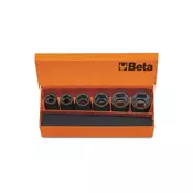 BETA Set od 6 udarnih nasadnih ključeva 13-24mm